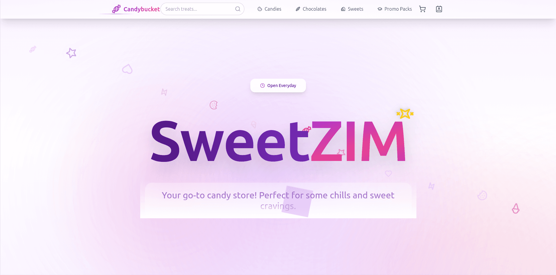 Candy Bucket E-commerce